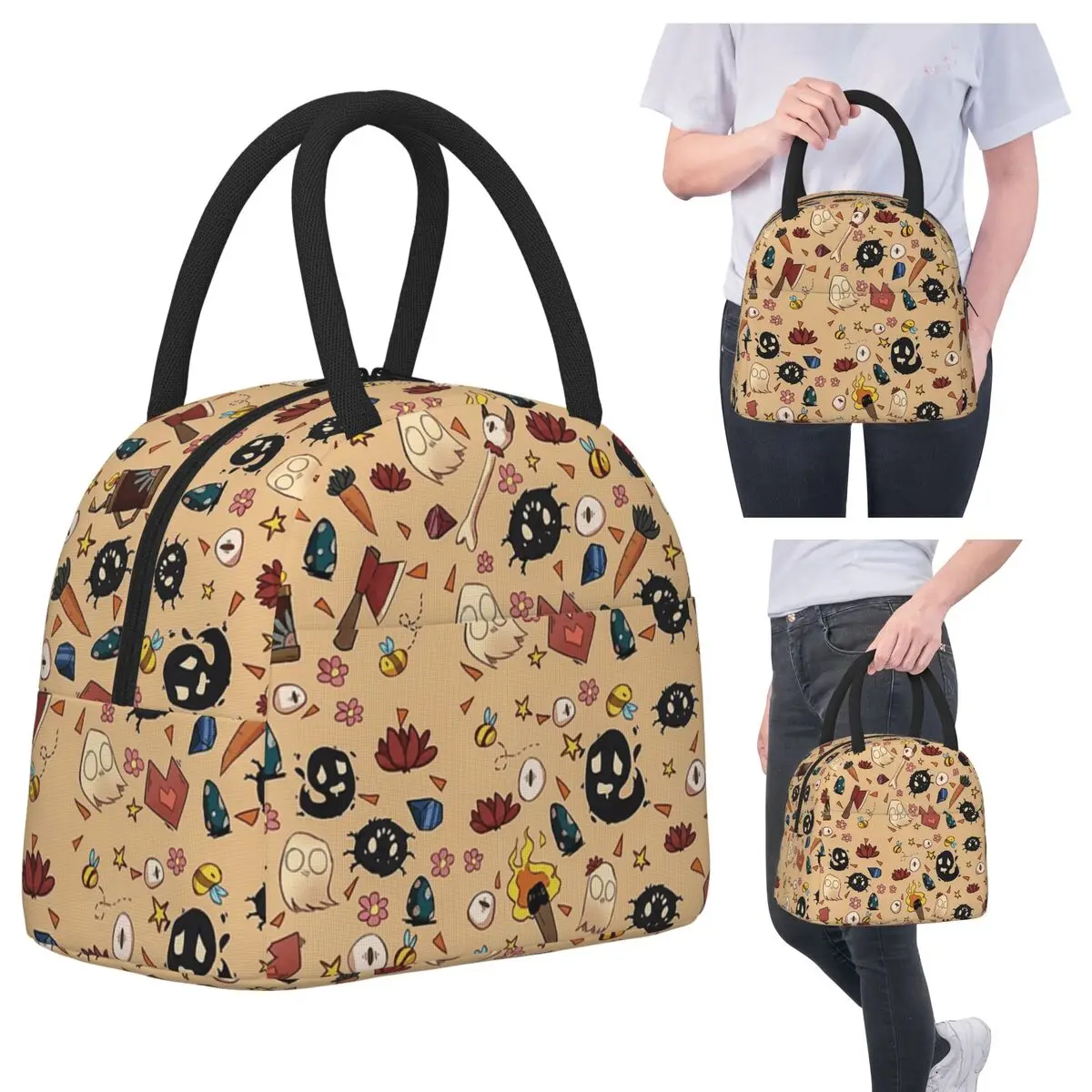 Don't Starve Pattern Decorate Abstract Art Fashion Insulated Lunch Bag for Women Office Cooler Thermal Food Box Tote Lunch Boxes
Don't Starve Pattern Decorate Abstract Art Fashion Insulated Lunch Bag for Women Office Cooler Thermal Food Box Tote Lunch Boxes