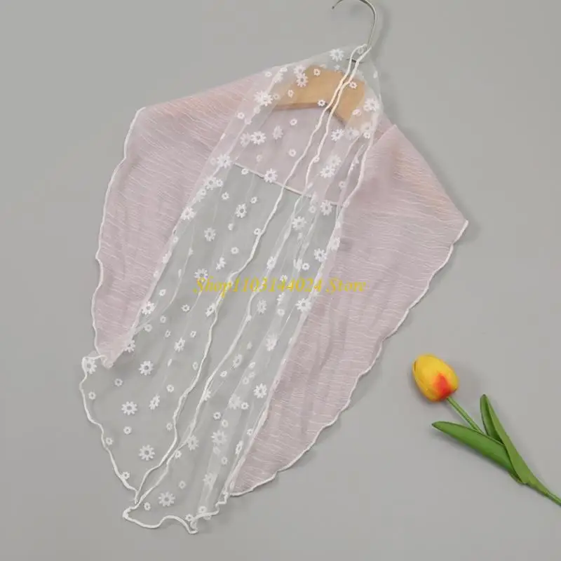 N5KE Soft and Breathable Headscarf See Through Neckerchief Comfortabel Wear Scarf
N5KE Soft and Breathable Headscarf See Through Neckerchief Comfortabel Wear Scarf