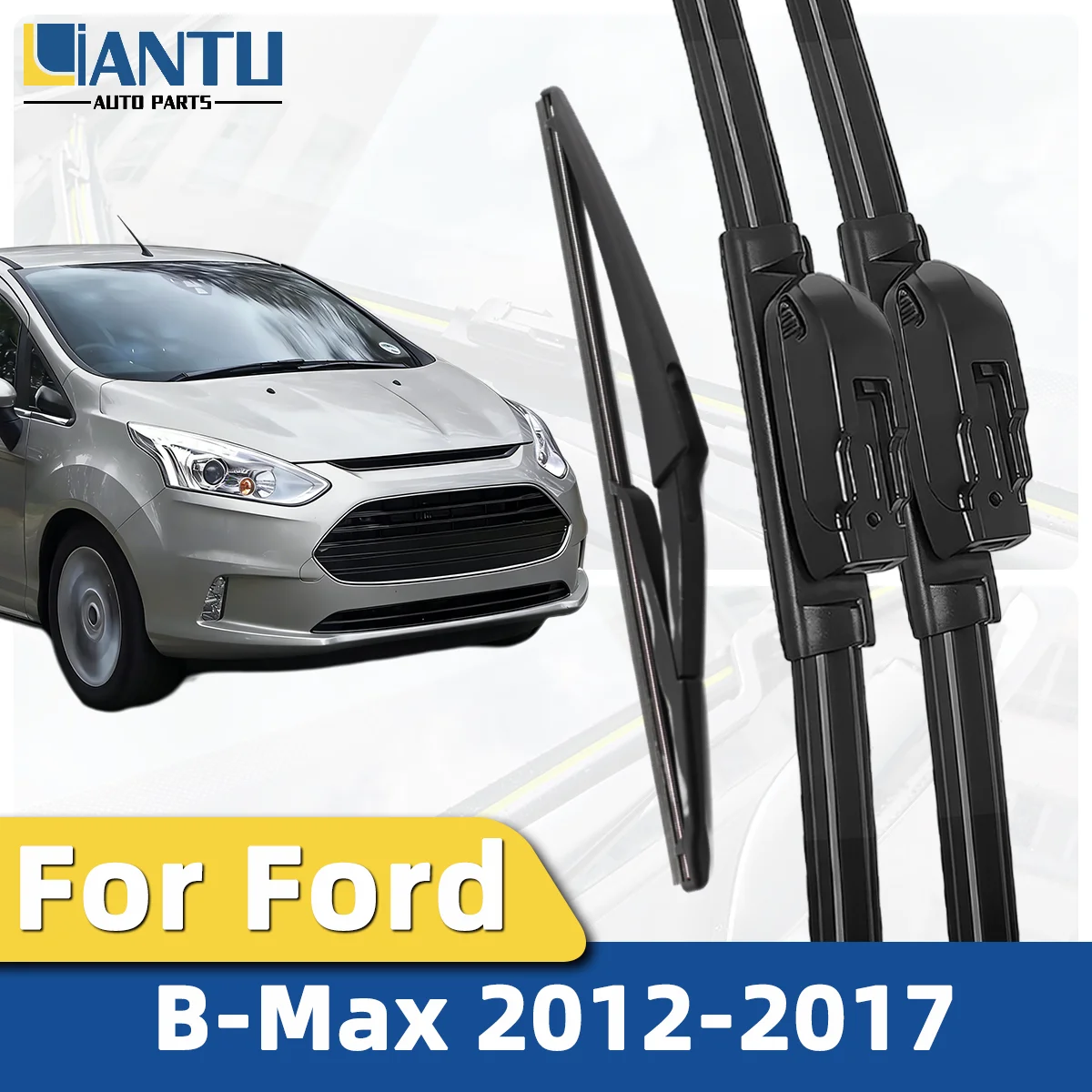 1/3PCS Front And Rear Wiper Kit For Ford B-Max 2012-2017 Windshield Wiper Silent Wiper Automotive Accessories 2016 2015 2014
1/3PCS Front And Rear Wiper Kit For Ford B-Max 2012-2017 Windshield Wiper Silent Wiper Automotive Accessories 2016 2015 2014