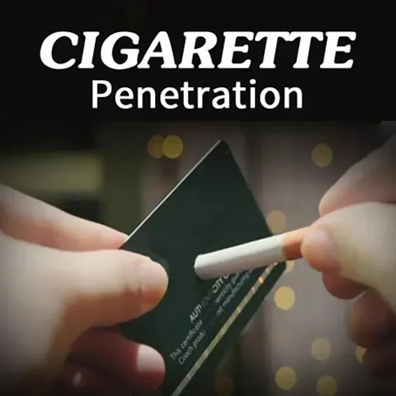 Cigarette Penetration by J.C Magic Tricks Cigarette through Card Bill Stage Close Up Street Magia Magician Prop Illusion Gimmick
Cigarette Penetration by J.C Magic Tricks Cigarette through Card Bill Stage Close Up Street Magia Magician Prop Illusion Gimmick