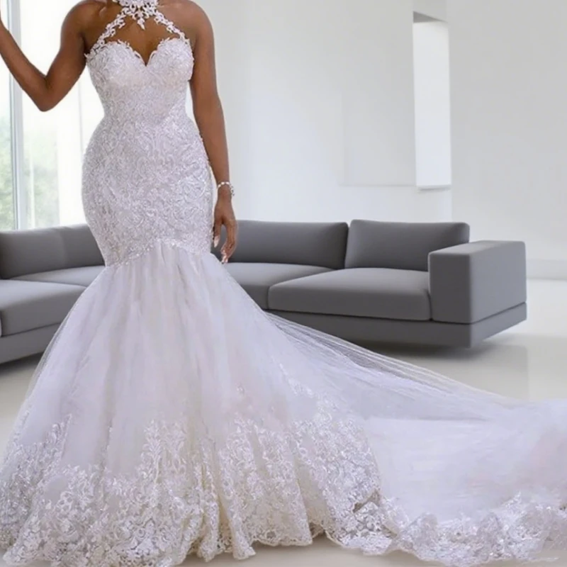 Mermaid Wedding Dresses Fishtail sexy light luxury wedding dress sleeveless V-neck suspender main dress backless dress
Mermaid Wedding Dresses Fishtail sexy light luxury wedding dress sleeveless V-neck suspender main dress backless dress