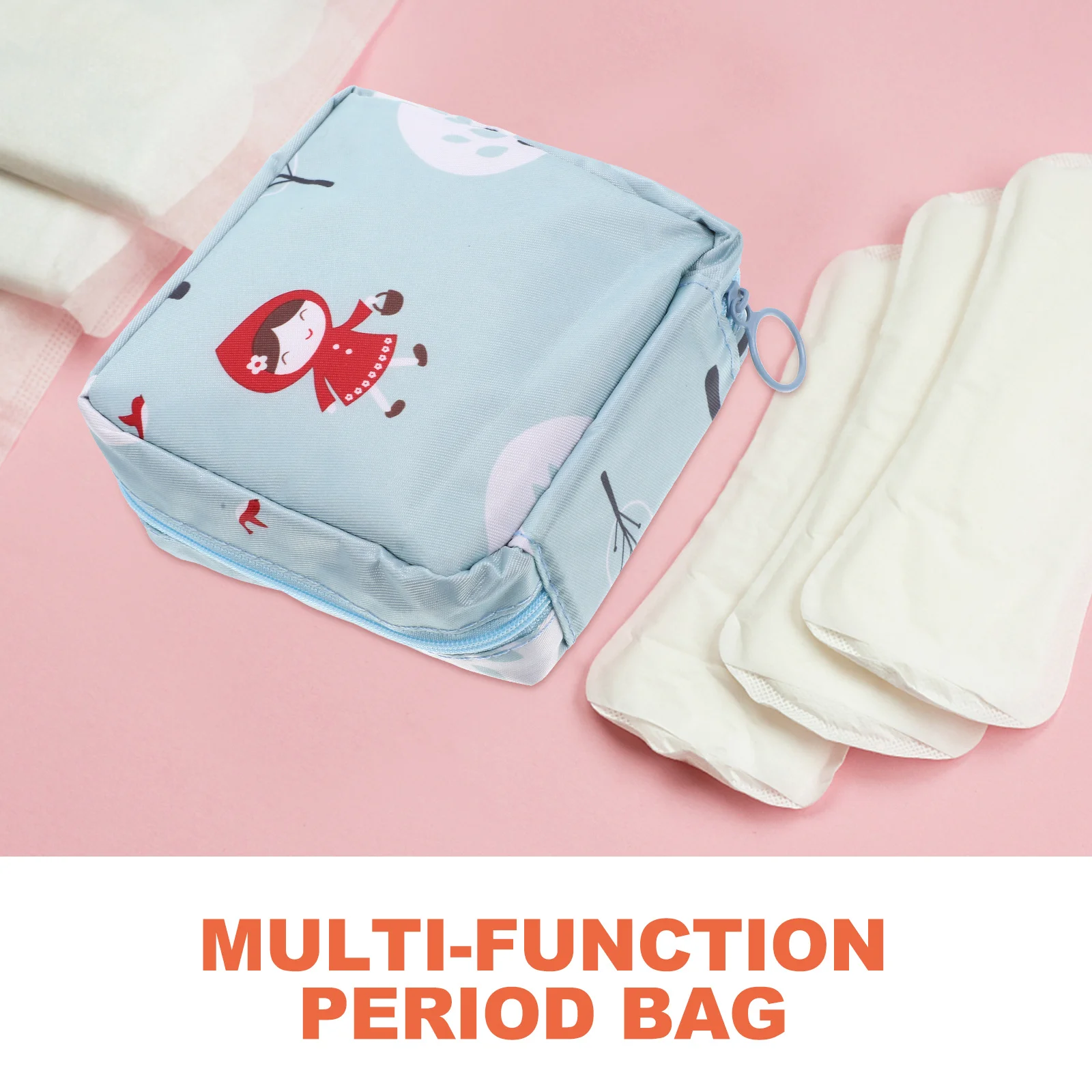 Cute Zipper Period Bag Reusable Sanitary Holder for Small Tampon Pouch Convenient Female Supply Ideal for School Office
Cute Zipper Period Bag Reusable Sanitary Holder for Small Tampon Pouch Convenient Female Supply Ideal for School Office