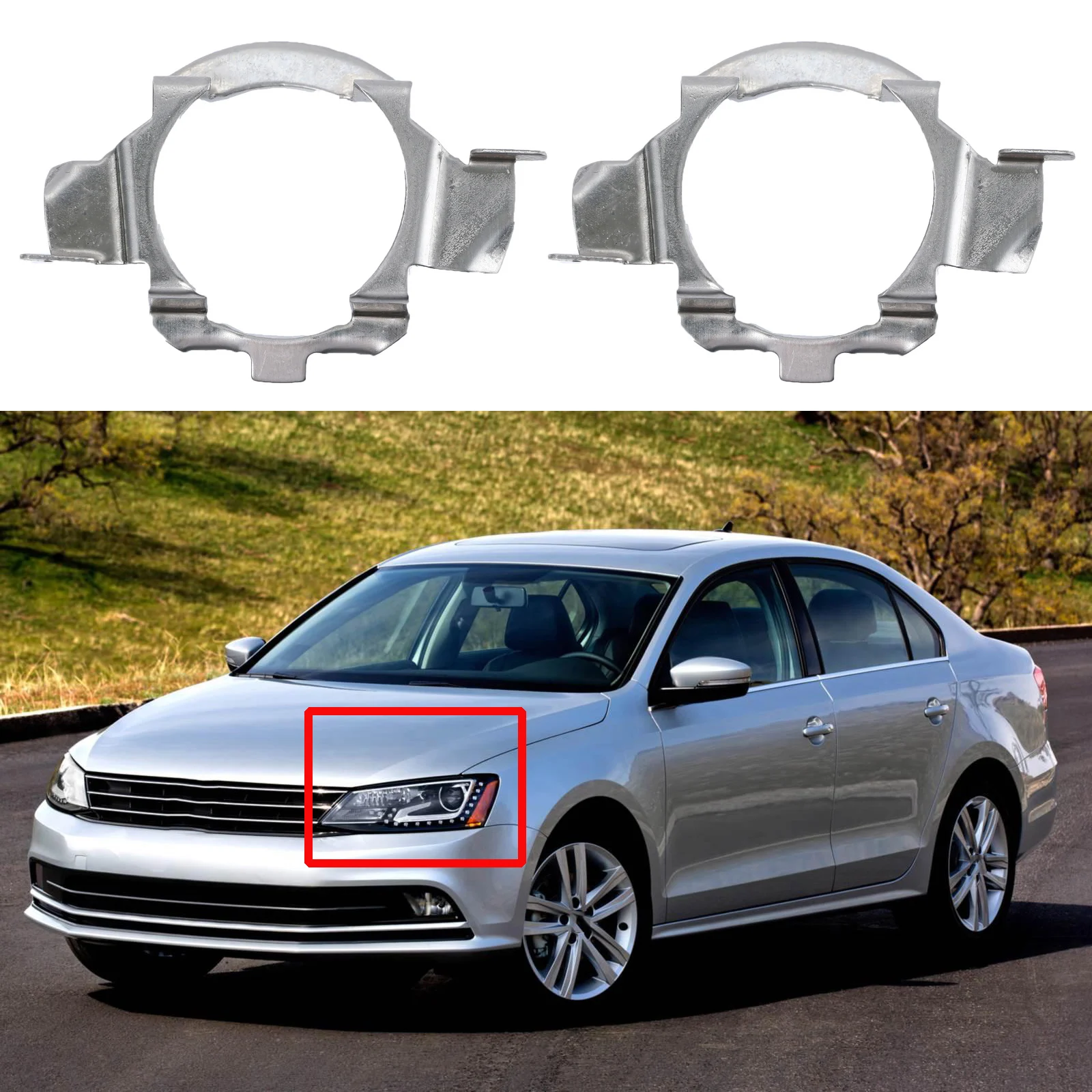 Детали H7 для VW Jetta Gli SE MK6 Golf Passat Tiguan, металлическая Серебряная Автомобильная фара, технические характеристики, держатель
Детали H7 для VW Jetta Gli SE MK6 Golf Passat Tiguan, металлическая Серебряная Автомобильная фара, технические характеристики, держатель