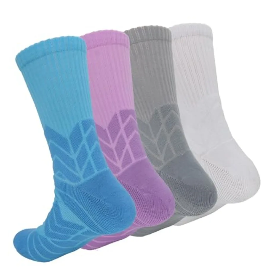 Athletic Crew Socks Performance Thick Cushioned Sport Basketball Running Training Compression Socks for Men and Women
Athletic Crew Socks Performance Thick Cushioned Sport Basketball Running Training Compression Socks for Men and Women