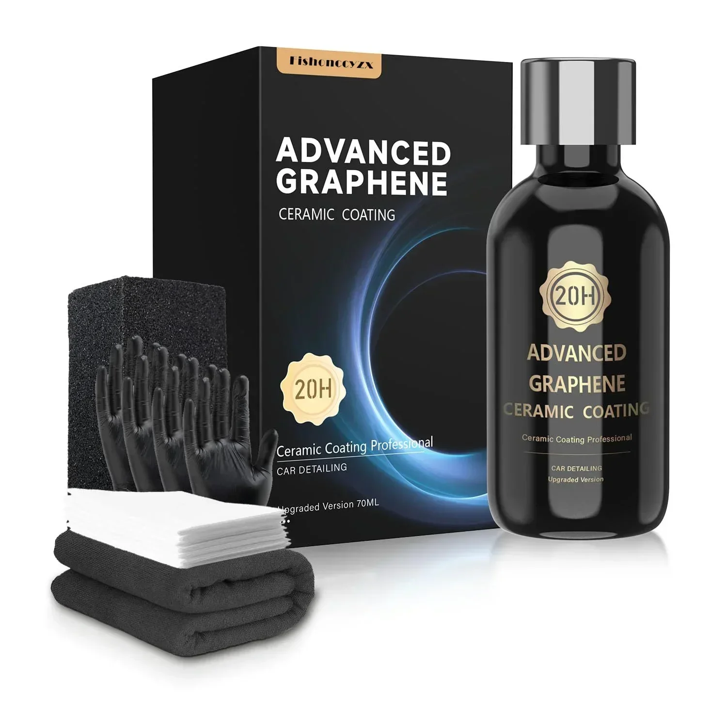 20H Advanced Graphene Ceramic Coating for Cars Ceramic Car Detailing 10+ Years of Long Lasting Protection Ultra High Gloss
20H Advanced Graphene Ceramic Coating for Cars Ceramic Car Detailing 10+ Years of Long Lasting Protection Ultra High Gloss