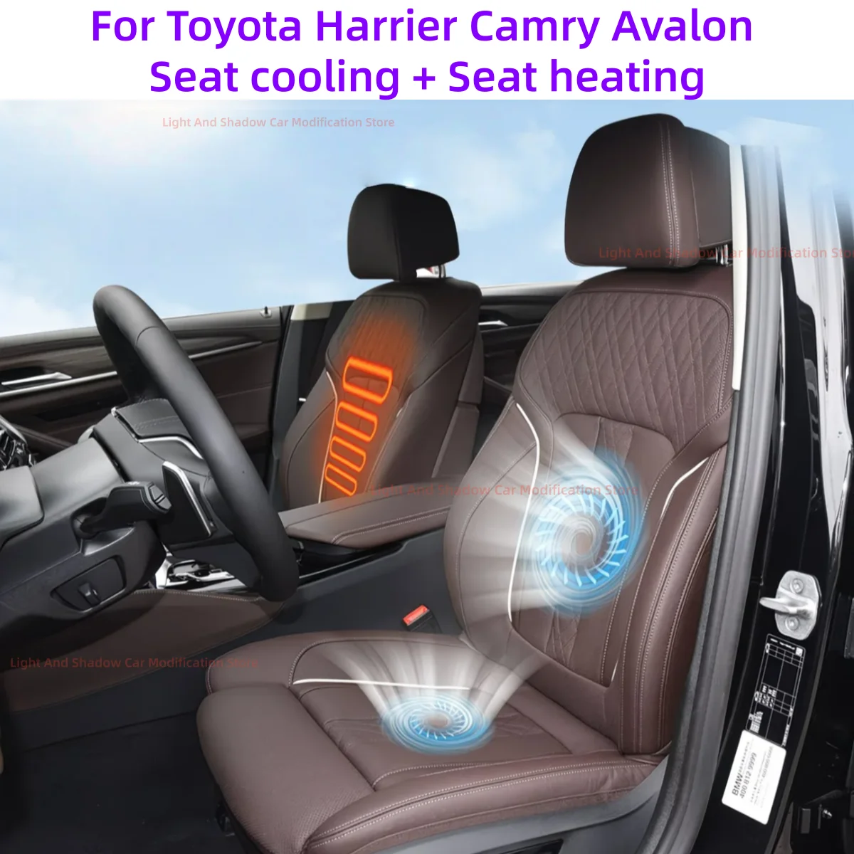 Seat ventilation For Toyota Harrier Camry Avalon Car modification Seat cooling Seat heating Car accessories interior supplies
Seat ventilation For Toyota Harrier Camry Avalon Car modification Seat cooling Seat heating Car accessories interior supplies