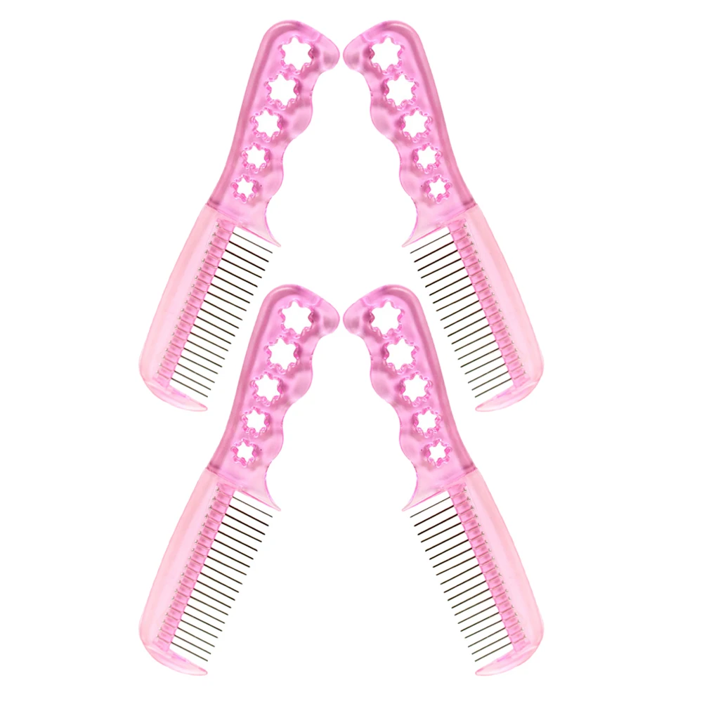 4 Pcs Steel Tooth Comb for Hairdressing Detangler Smooth Permeate Wire Combs for Women Combs Hairbrushes
4 Pcs Steel Tooth Comb for Hairdressing Detangler Smooth Permeate Wire Combs for Women Combs Hairbrushes