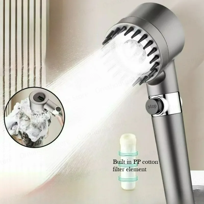 3 Modes High Pressure Water Saving Powerful Shower Head Powerful Massage Spa High Pressure Water Saving Showerhead
3 Modes High Pressure Water Saving Powerful Shower Head Powerful Massage Spa High Pressure Water Saving Showerhead