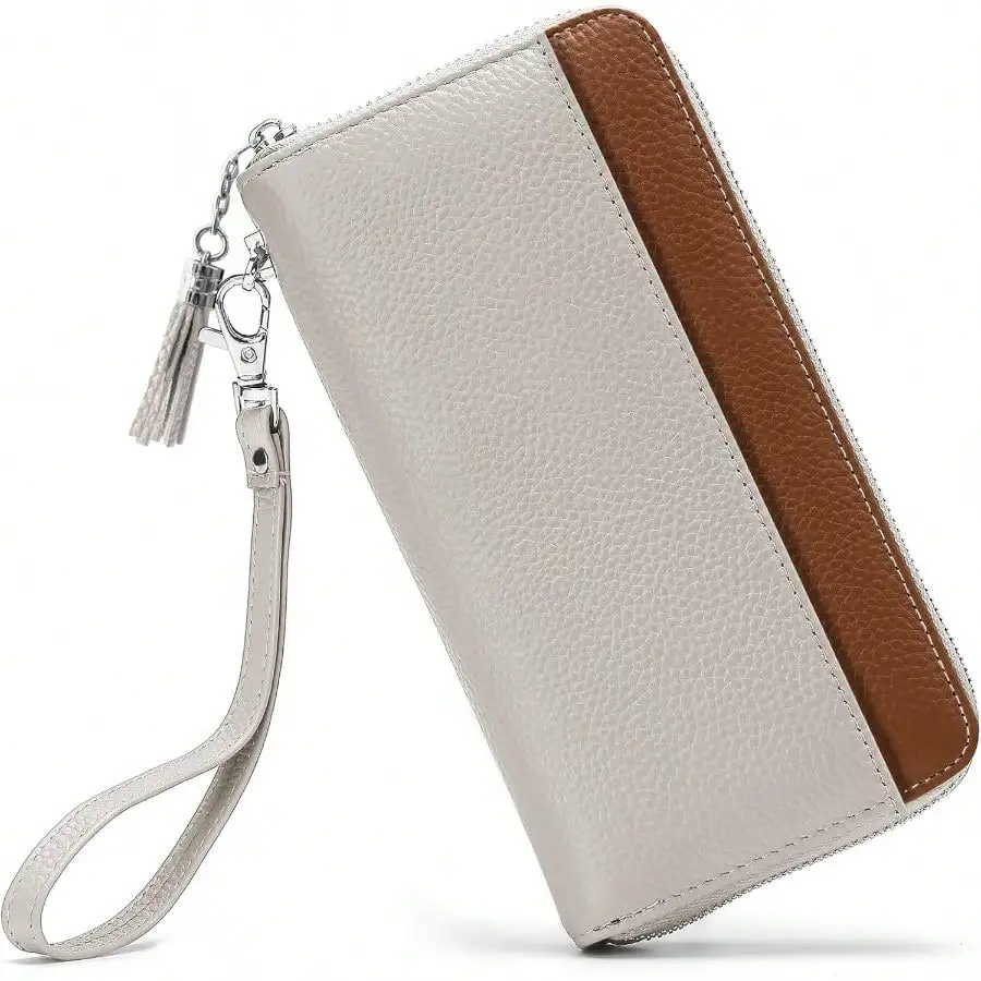 Womens Wallet RFID Blocking Genuine Leather Zip Around Wallet Clutch Wristlet Travel Long Purse Women
Womens Wallet RFID Blocking Genuine Leather Zip Around Wallet Clutch Wristlet Travel Long Purse Women