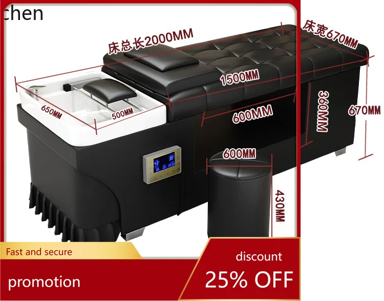 CZ Head Therapy Water Steaming Hair Salon Barber Shop Beauty Salon Hair Salon Special Water Heater Integrated Shampoo Bed
CZ Head Therapy Water Steaming Hair Salon Barber Shop Beauty Salon Hair Salon Special Water Heater Integrated Shampoo Bed