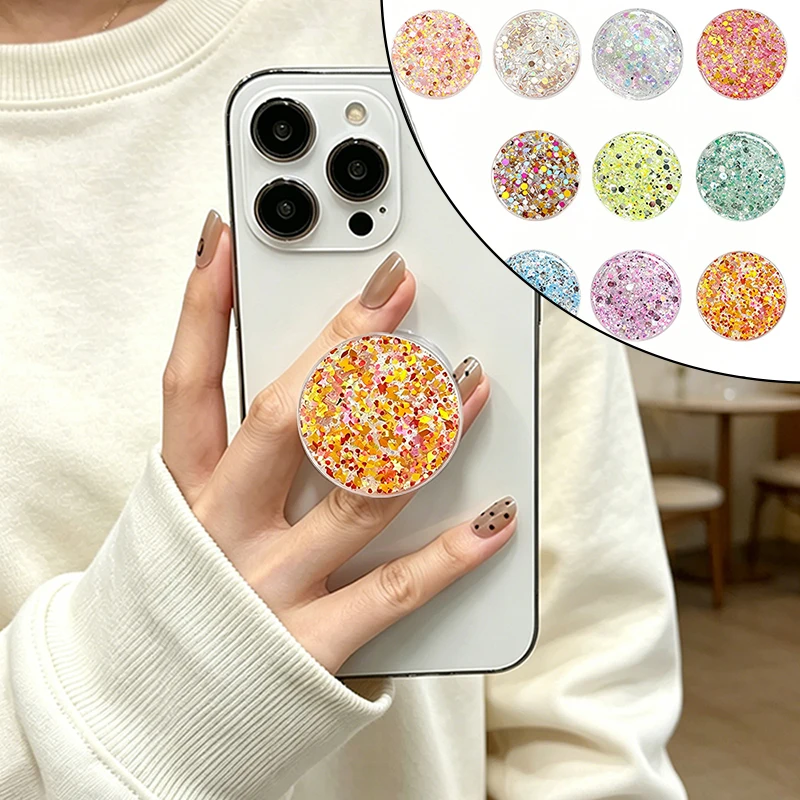 Luxury Sequins Phone Holder Tok Socket Cellphone Stand Holder for iPhone 17 16 15 14 Mobile Bracket Foldable Expanding Kickstand
Luxury Sequins Phone Holder Tok Socket Cellphone Stand Holder for iPhone 17 16 15 14 Mobile Bracket Foldable Expanding Kickstand