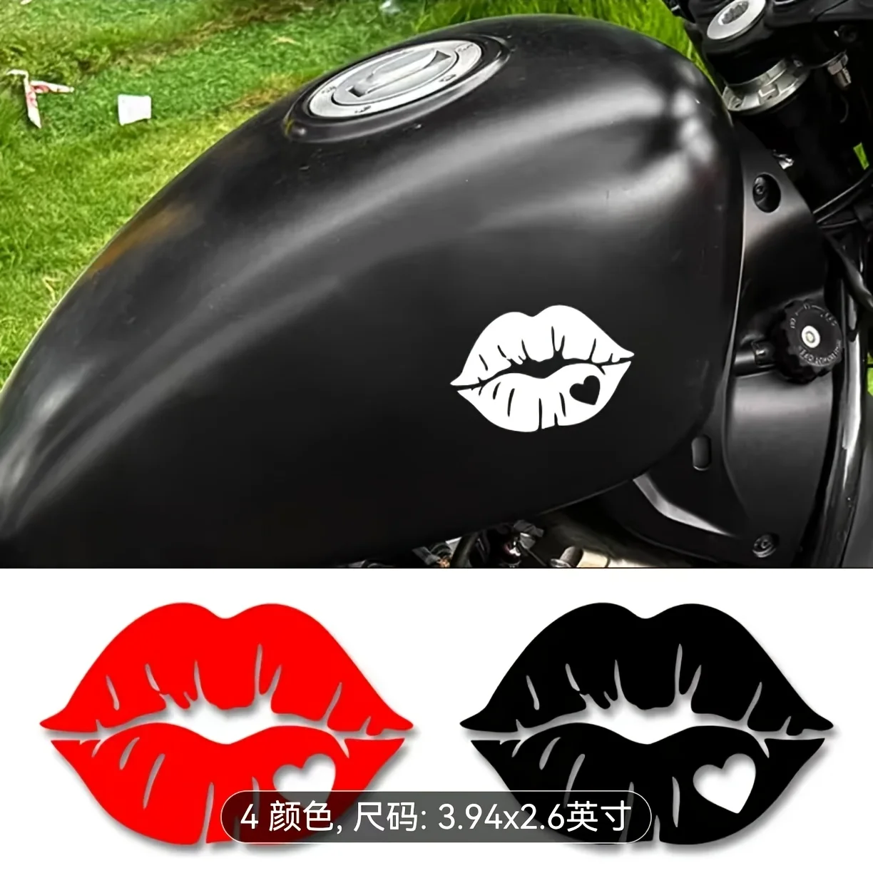 Semi-Matte, Self-Adhesive, Front Mount Vinyl Decal for Fuel Tanks, Helmets, Windshields, Car Windows
Semi-Matte, Self-Adhesive, Front Mount Vinyl Decal for Fuel Tanks, Helmets, Windshields, Car Windows