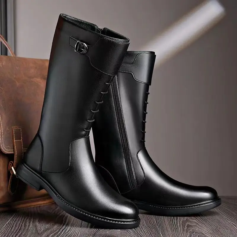 Мужские роскошные модные высокие мотоциклетные ботинки, черные модные оригинальные кожаные туфли, осенне-зимние ботинки для верховой езды, крутые длинные рыцарские ботинки
Мужские роскошные модные высокие мотоциклетные ботинки, черные модные оригинальные кожаные туфли, осенне-зимние ботинки для верховой езды, крутые длинные рыцарские ботинки