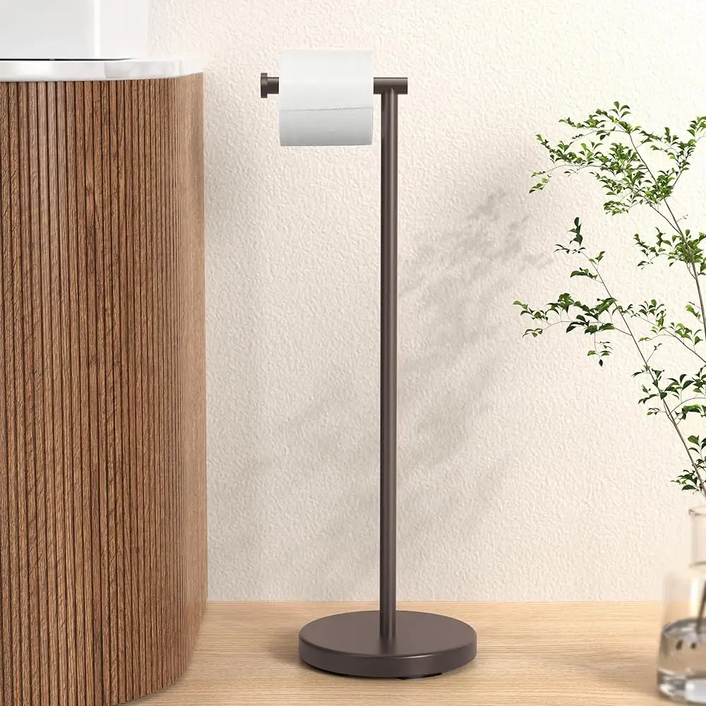Bronze Toilet Paper Holder Stand 26\ H, Toilet Roll Holder Free Standing with Heavy Weighted Base, 18/8 Stainless Steel, BPH
Bronze Toilet Paper Holder Stand 26\ H, Toilet Roll Holder Free Standing with Heavy Weighted Base, 18/8 Stainless Steel, BPH