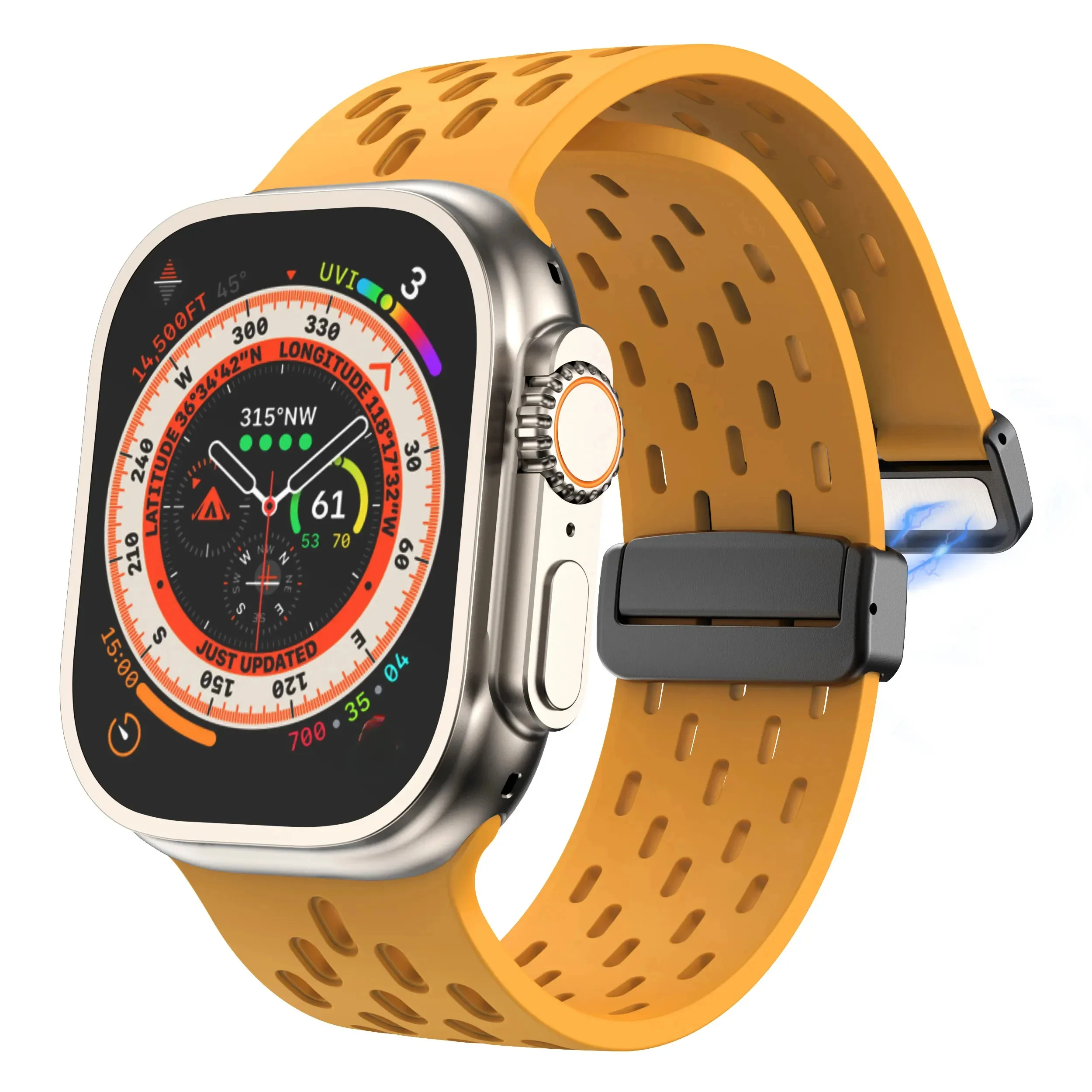 Magnetic Strap For Apple watch ultra band 49mm 44mm 45mm 40mm 41mm 42mm 38mm Silicone Bracelet iWatch Series 7 8 se 6 5 3 Correa
Magnetic Strap For Apple watch ultra band 49mm 44mm 45mm 40mm 41mm 42mm 38mm Silicone Bracelet iWatch Series 7 8 se 6 5 3 Correa