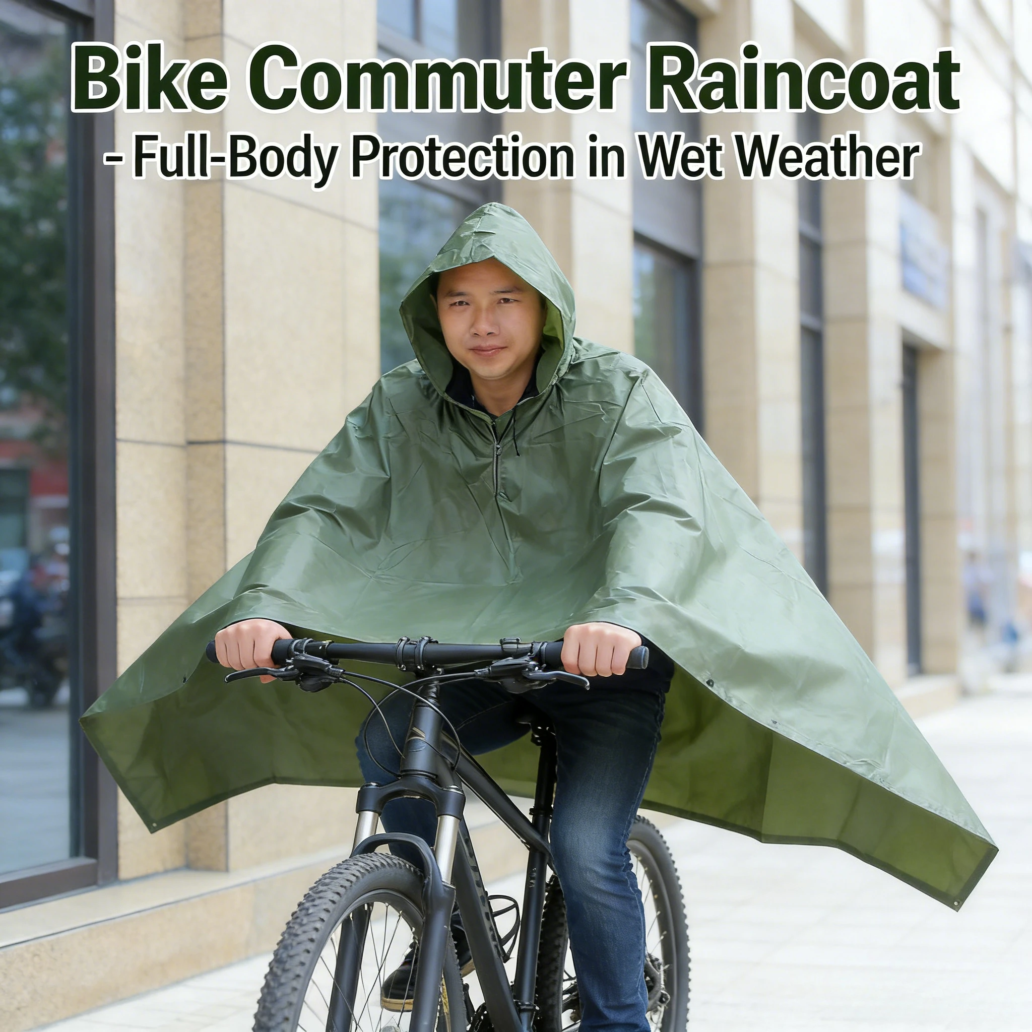 Poncho Raincoat Outdoor Cycling Rain Poncho Thickened Polyester PVC Electric Scooter Rain Gear
Poncho Raincoat Outdoor Cycling Rain Poncho Thickened Polyester PVC Electric Scooter Rain Gear