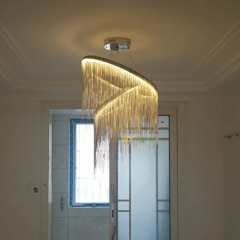 Postmodern Led Aluminum Chandeliers round led ring light for dining room Bar bedroom Aluminum Chain suspension hanging Lamps
Postmodern Led Aluminum Chandeliers round led ring light for dining room Bar bedroom Aluminum Chain suspension hanging Lamps