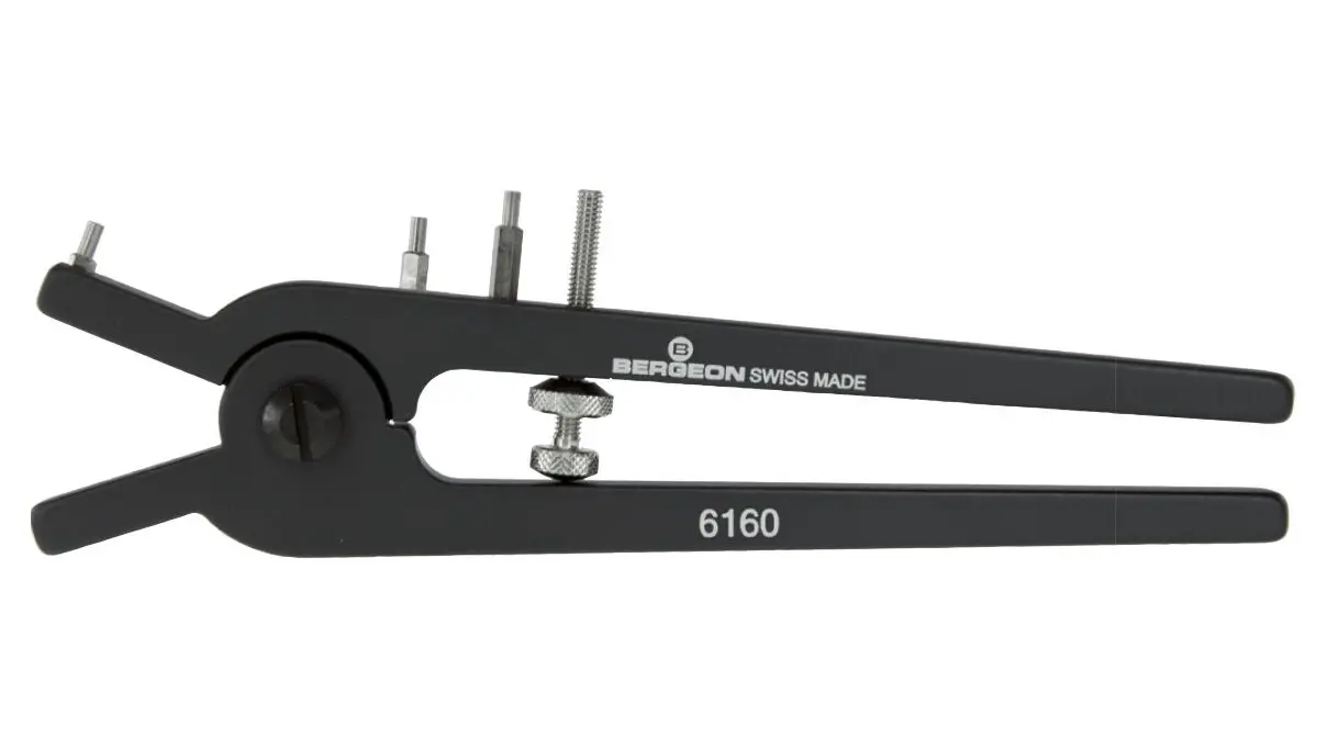 Swiss Bergeon 6160 Pliers for Removing Pushers and Correctors of Watch Cases
Swiss Bergeon 6160 Pliers for Removing Pushers and Correctors of Watch Cases