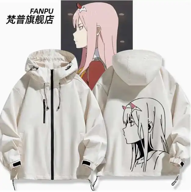 Anime DARLING In The FRANXX ZERO TWO Windbreaker Jacket Hoodie Cosplay Autumn Winter Men Women Coat Loose Tops anime 
Anime DARLING In The FRANXX ZERO TWO Windbreaker Jacket Hoodie Cosplay Autumn Winter Men Women Coat Loose Tops anime