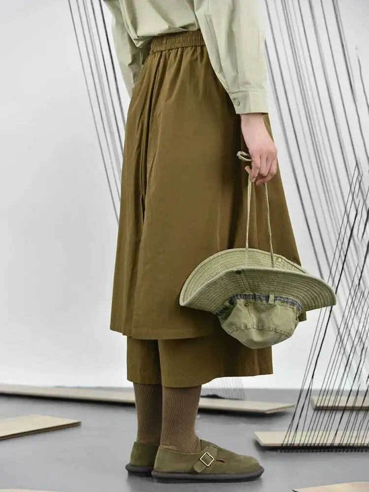 Waist High Elastic Dark Brown Double Layers Spliced Wide Leg Pants New Trousers Women Fashion Spring Autumn 2026 JQPQ
Waist High Elastic Dark Brown Double Layers Spliced Wide Leg Pants New Trousers Women Fashion Spring Autumn 2026 JQPQ