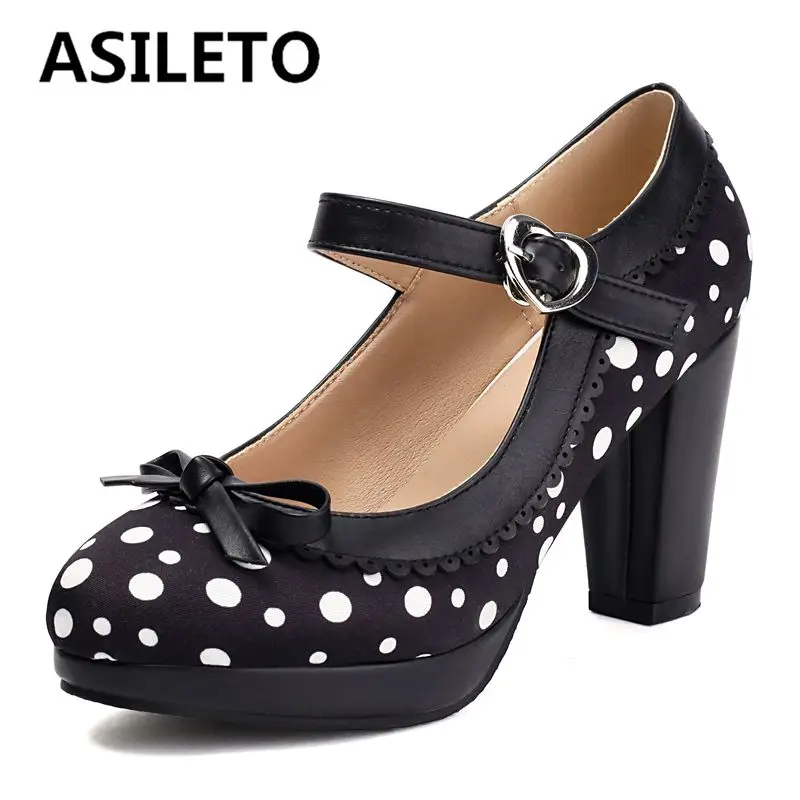 ASILETO Mary Janes Sweet Туфли-лодочки для женщин Разноцветные туфли с круглым носком и блочным каблуком 8,5 см на платформе с бантом и пряжкой на ремешке Большой размер 47 48
ASILETO Mary Janes Sweet Туфли-лодочки для женщин Разноцветные туфли с круглым носком и блочным каблуком 8,5 см на платформе с бантом и пряжкой на ремешке Большой размер 47 48