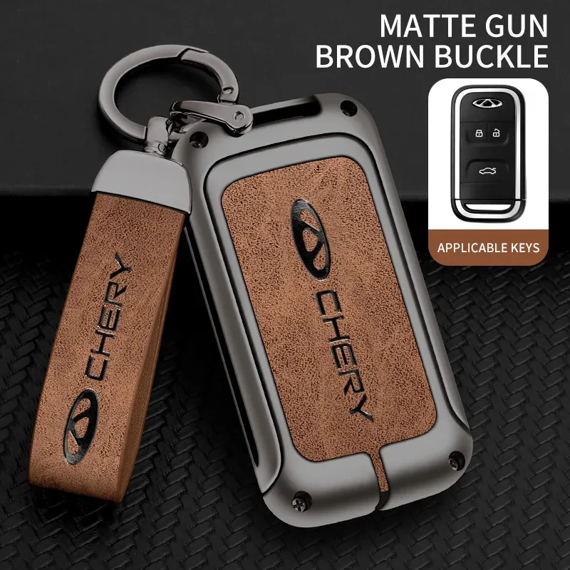 Zinc Alloy Leather Car Key Case Cover Holder Protector Shell for Chery Tiggo 4 7 Arrizo 5 3 Tiggo 8 Auto Interior Accessories
Zinc Alloy Leather Car Key Case Cover Holder Protector Shell for Chery Tiggo 4 7 Arrizo 5 3 Tiggo 8 Auto Interior Accessories