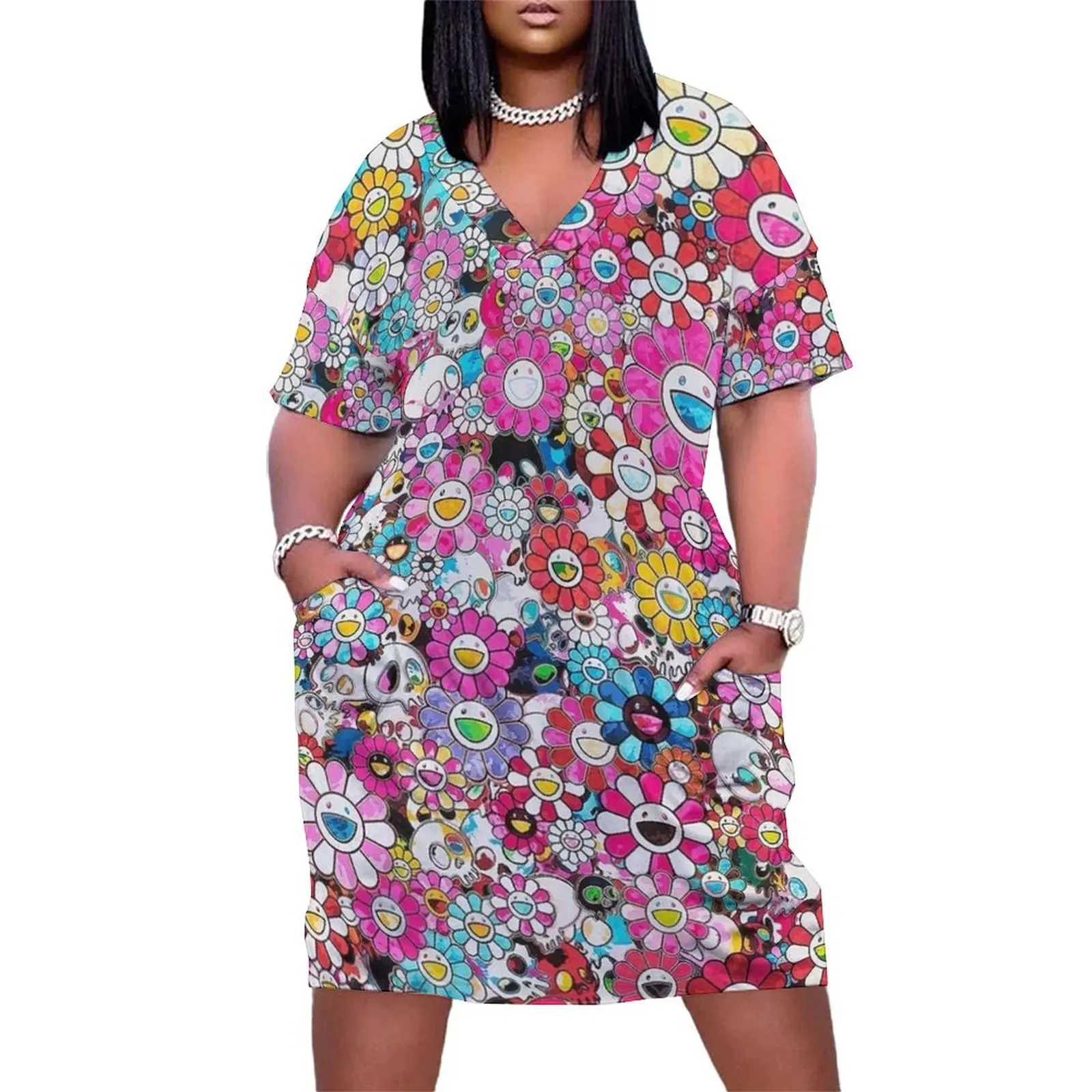 flower crowd Loose Pocket Dress dresses for women Long veiled dresses Elegant gown
flower crowd Loose Pocket Dress dresses for women Long veiled dresses Elegant gown