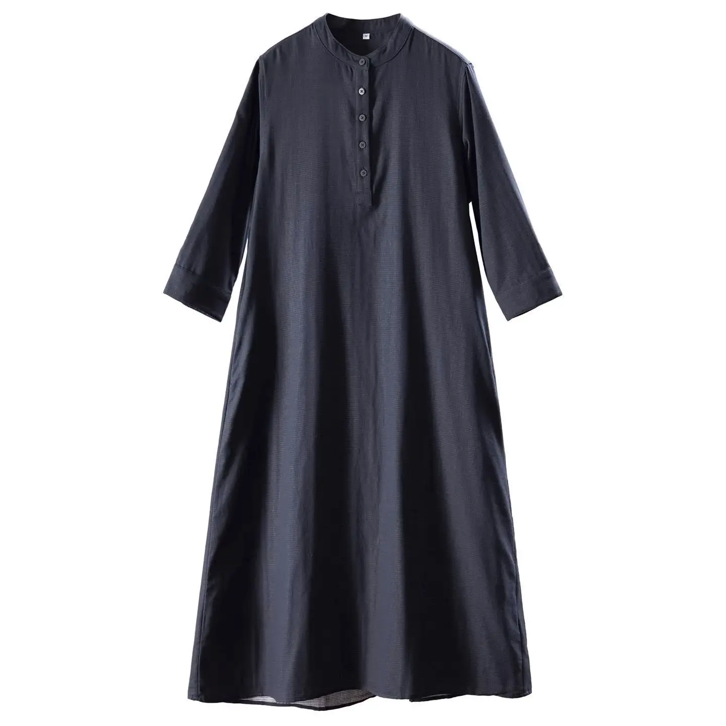 Dave&di Artistic Stand Collar Double-layer Gauze Pure Cotton Seven Quarter Sleeve Loose Casual Straight Tube Dress
Dave&di Artistic Stand Collar Double-layer Gauze Pure Cotton Seven Quarter Sleeve Loose Casual Straight Tube Dress