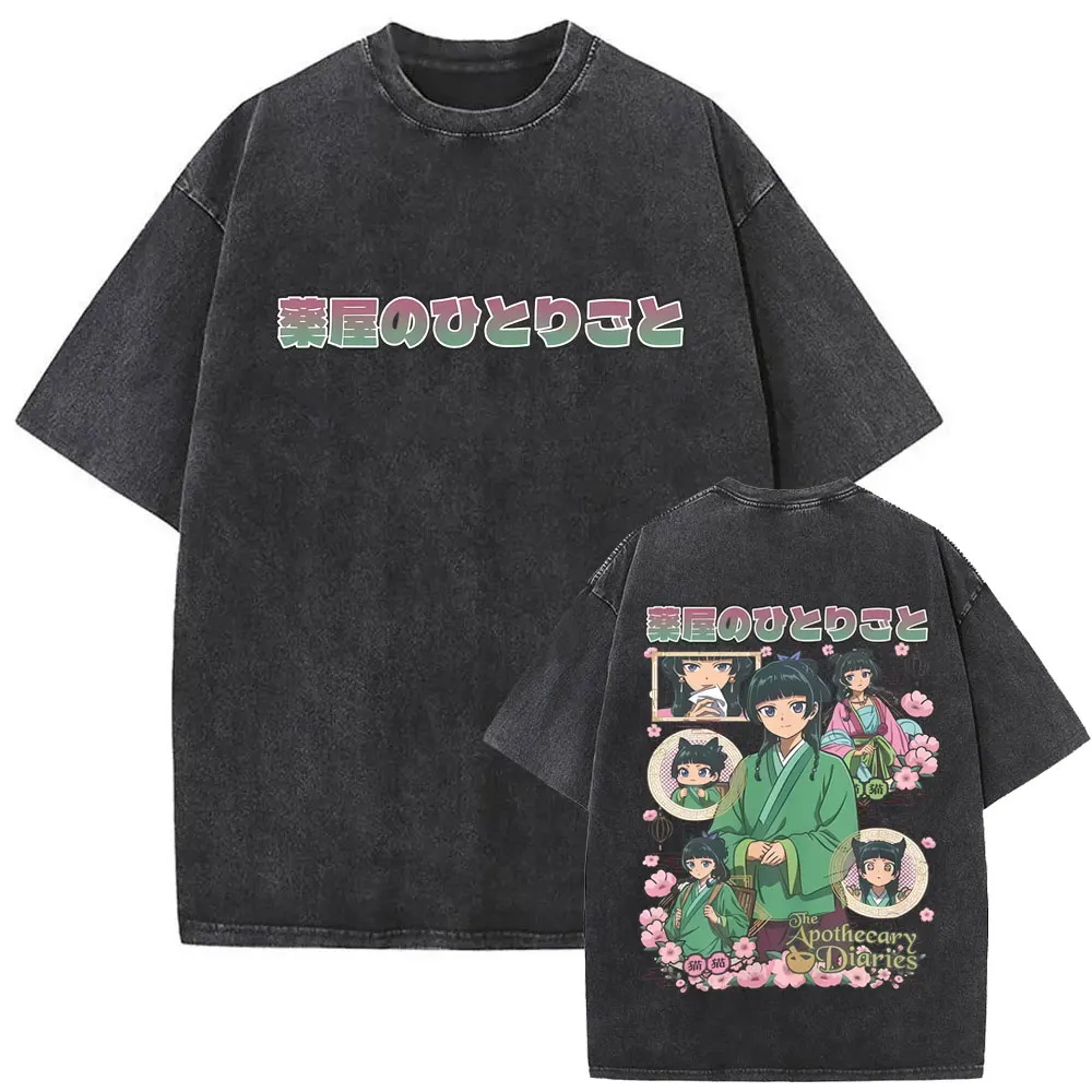 Anime The Apothecary Diaries Maomao Washed Vintage T-shirt Men Women Kawaii Cute Funny T Shirts Unisex Fashion Trend Streetwear
Anime The Apothecary Diaries Maomao Washed Vintage T-shirt Men Women Kawaii Cute Funny T Shirts Unisex Fashion Trend Streetwear