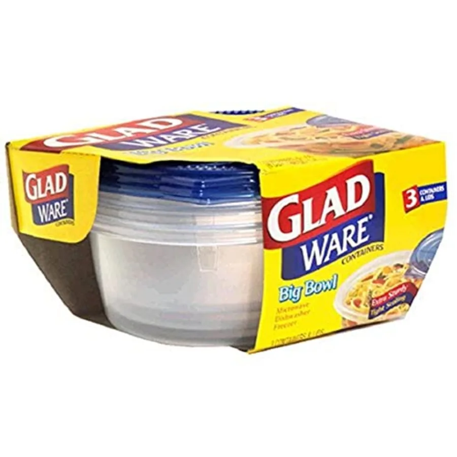 Big Bowl Containers with Lids, Round Size, 6 Cups 3 containers
Big Bowl Containers with Lids, Round Size, 6 Cups 3 containers