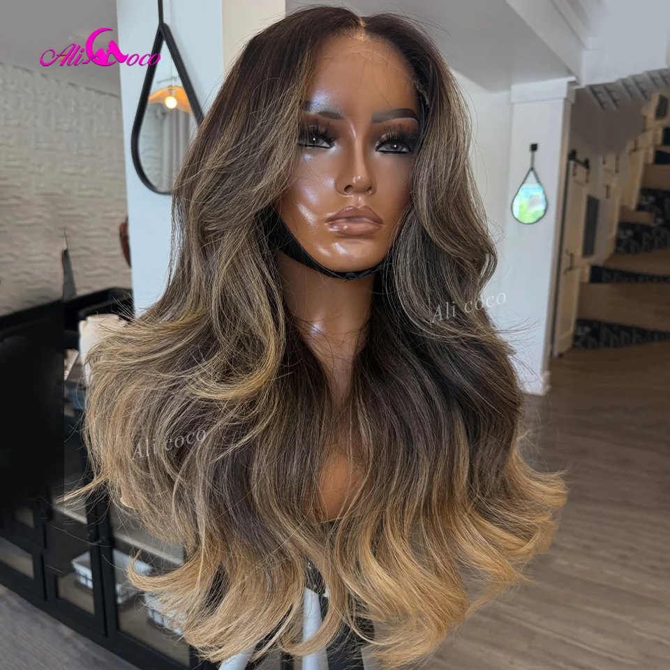 Drawstring Wig Ombre Natural Color and Brown Glueless Middle Part Lace Front Human Hair Closure Pre Plucked Body Wave 180Density
Drawstring Wig Ombre Natural Color and Brown Glueless Middle Part Lace Front Human Hair Closure Pre Plucked Body Wave 180Density