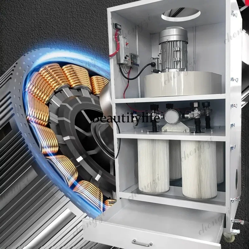 K182 Industrial Dust Collector Baghouse Filtration System Mobile Single Pulse Collector for Grinding Buffing Factory Workshop
K182 Industrial Dust Collector Baghouse Filtration System Mobile Single Pulse Collector for Grinding Buffing Factory Workshop