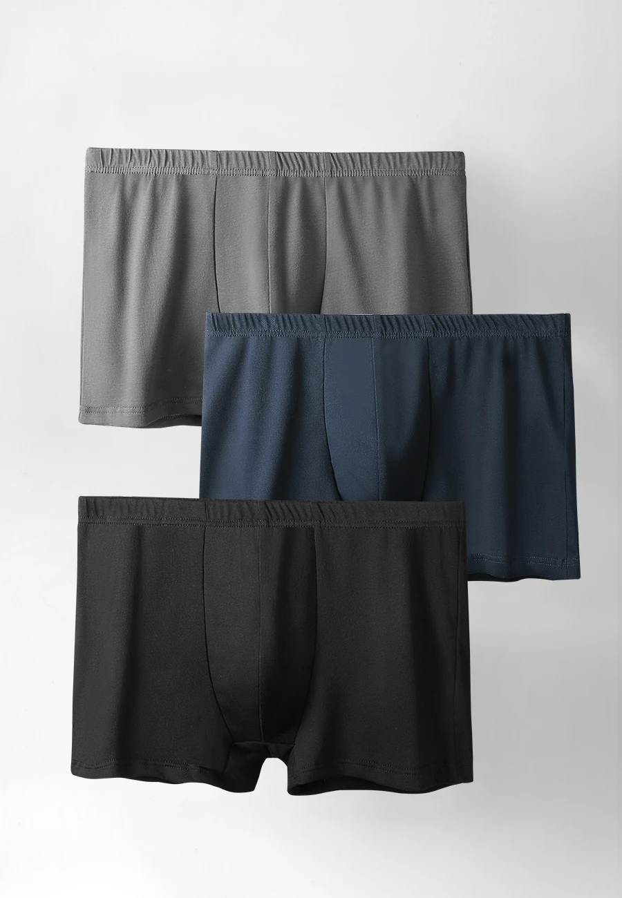 3pc Sleep good boxers, skin-friendly cotton material, relaxed fit allows you to turn over at night without restraint
3pc Sleep good boxers, skin-friendly cotton material, relaxed fit allows you to turn over at night without restraint