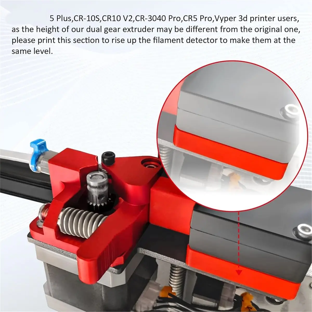 L70A 3D Printer Accessories, CR-10 for Double Pulley Extruder, Plastic Push in Connector for Air Pipeline A
L70A 3D Printer Accessories, CR-10 for Double Pulley Extruder, Plastic Push in Connector for Air Pipeline A