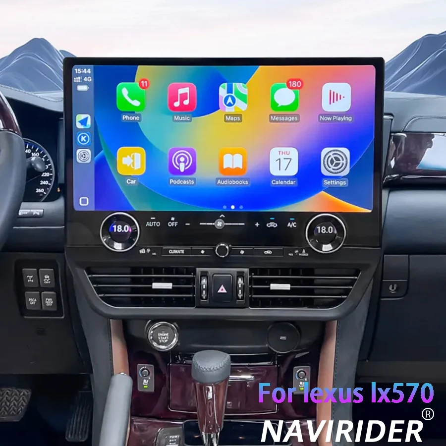19,8-дюймовый автомобильный радиоприемник с сенсорным экраном, Android 13, Carplay, GPS, видеоплеер, мультимедийная система, Android Auto для Lexus LX570 2007-2015 годов
19,8-дюймовый автомобильный радиоприемник с сенсорным экраном, Android 13, Carplay, GPS, видеоплеер, мультимедийная система, Android Auto для Lexus LX570 2007-2015 годов