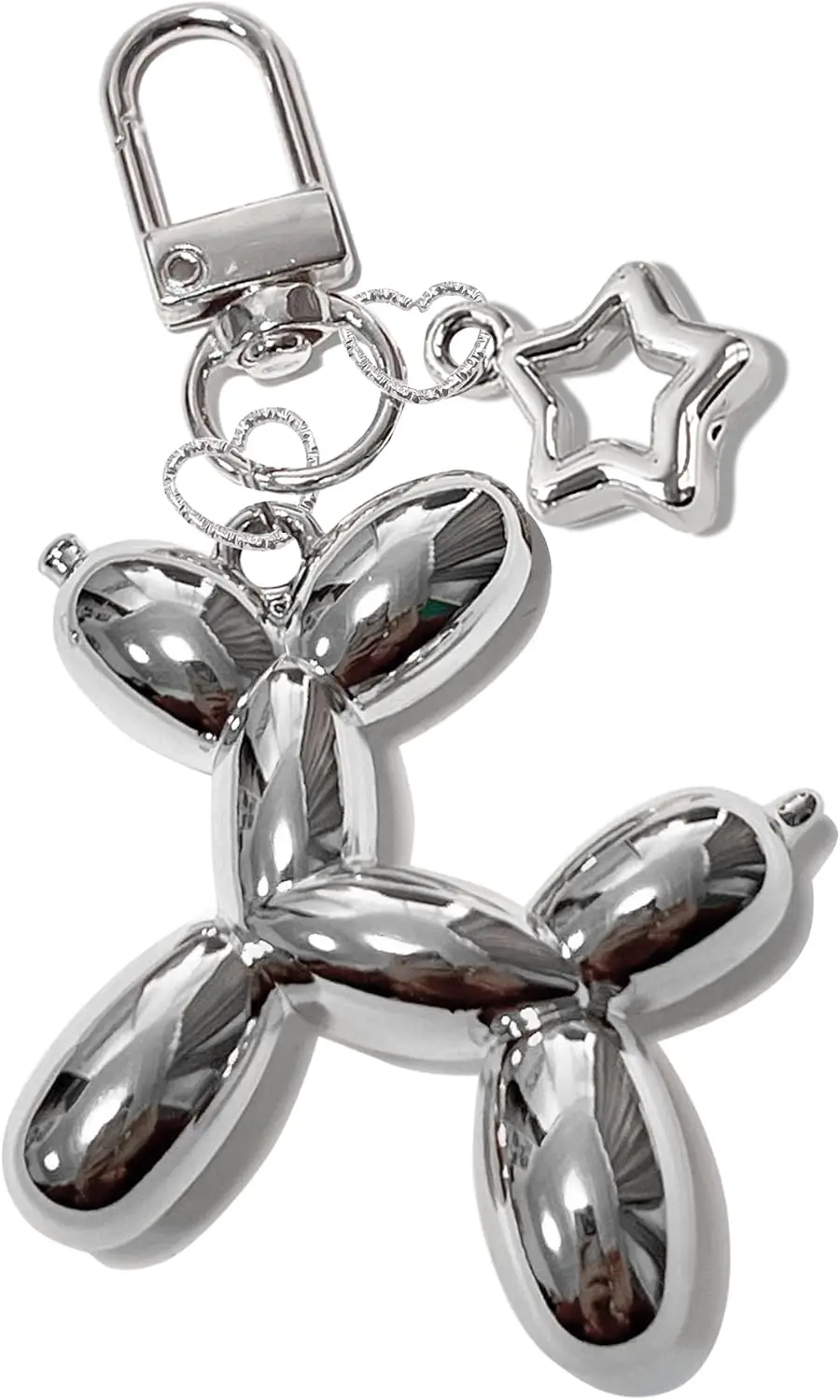 Cute Y2K Star Balloon Dog Keychain Aesthetic Charm for Womens Bag Backpack
Cute Y2K Star Balloon Dog Keychain Aesthetic Charm for Womens Bag Backpack