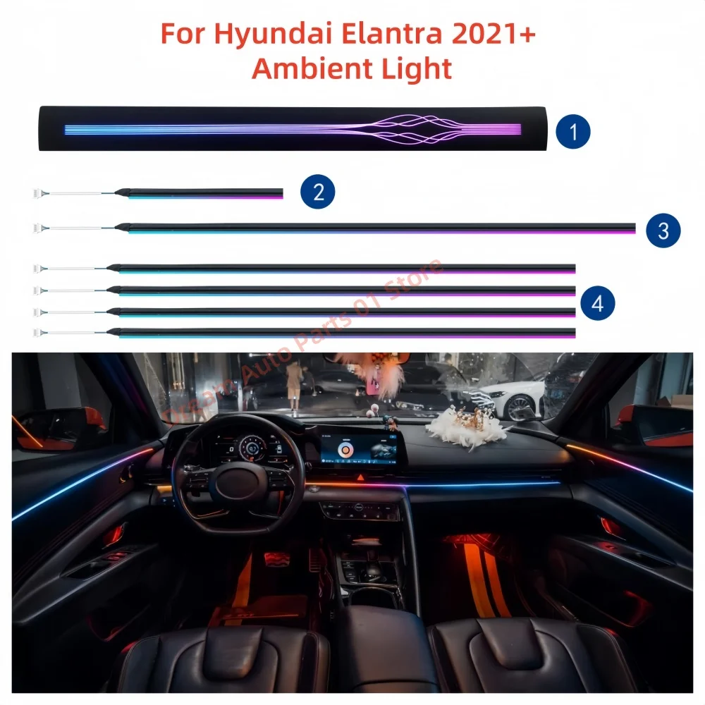 Для Hyundai Elantra Ambient Light Автомобильное внутреннее освещение Обновление автомобильных аксессуаров Светящееся кольцо на рожок Атмосферная лампа Ножная лампа
Для Hyundai Elantra Ambient Light Автомобильное внутреннее освещение Обновление автомобильных аксессуаров Светящееся кольцо на рожок Атмосферная лампа Ножная лампа