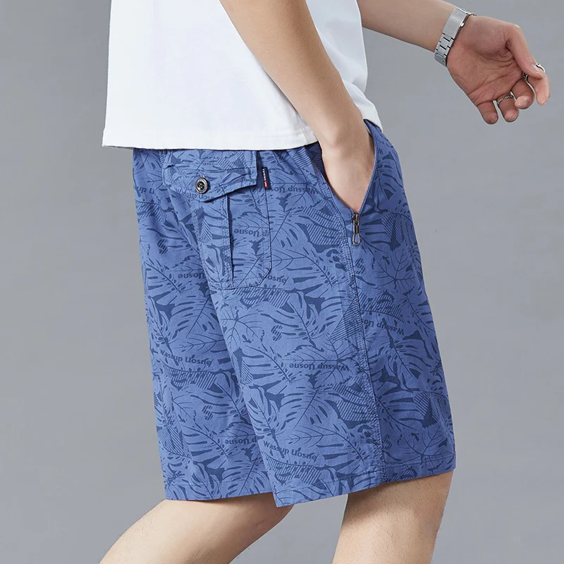 Beach Shorts Multi Pockets Cotton Board Shorts Men's Summer Casual Printed Cargo Shorts Elastic Waist Drawstring Short Pants
Beach Shorts Multi Pockets Cotton Board Shorts Men's Summer Casual Printed Cargo Shorts Elastic Waist Drawstring Short Pants