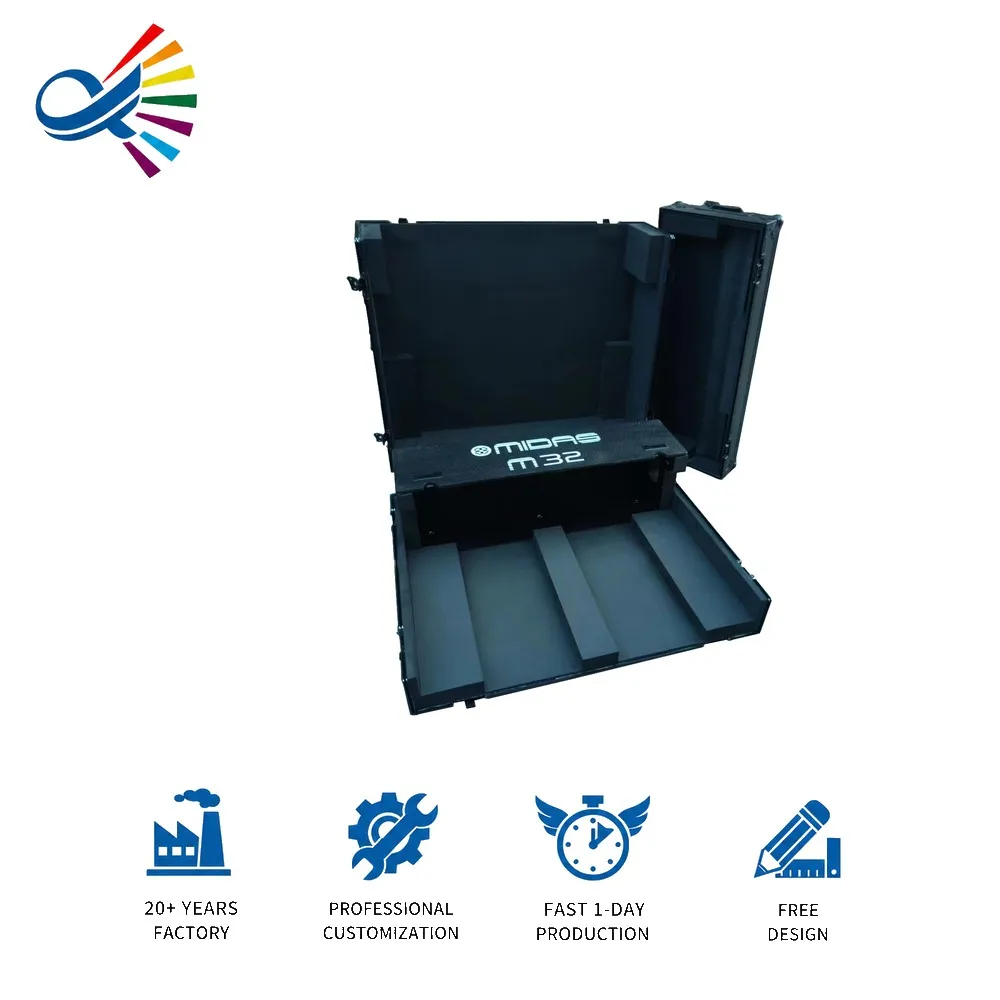 Flight Case For Midas M32 Live Digital Console Mixer Road Case Factory OEM&ODM Supported With Doghouse And Wheels
Flight Case For Midas M32 Live Digital Console Mixer Road Case Factory OEM&ODM Supported With Doghouse And Wheels