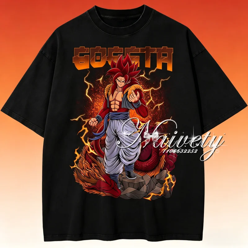 2026 Summer Dragon Ball Gogeta SSJ4 Cotton T-shirt Oversized Anime Print Breathable Y2K Top for Adults Kids
2026 Summer Dragon Ball Gogeta SSJ4 Cotton T-shirt Oversized Anime Print Breathable Y2K Top for Adults Kids