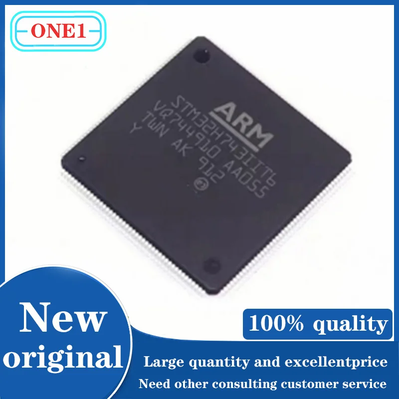 1 шт./лот новый оригинальный STM32H743IIT6 STM32H743 IC MCU 32BIT 2MB FLASH 176LQFP
1 шт./лот новый оригинальный STM32H743IIT6 STM32H743 IC MCU 32BIT 2MB FLASH 176LQFP
