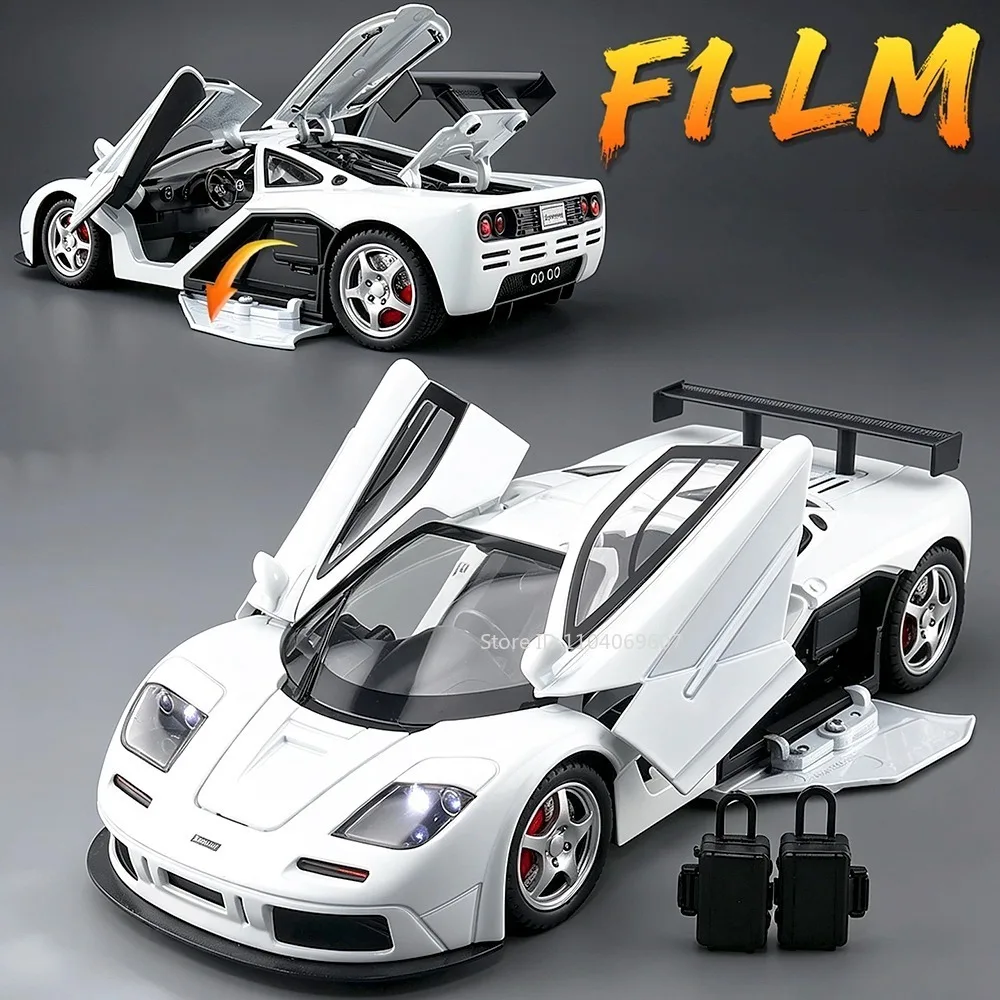 1:24 F1-LM P1 Miniature Model Sports Car Toy Alloy Diecast Front Wheel Steering Shock Absorption Sound Light Collection Supercar
1:24 F1-LM P1 Miniature Model Sports Car Toy Alloy Diecast Front Wheel Steering Shock Absorption Sound Light Collection Supercar