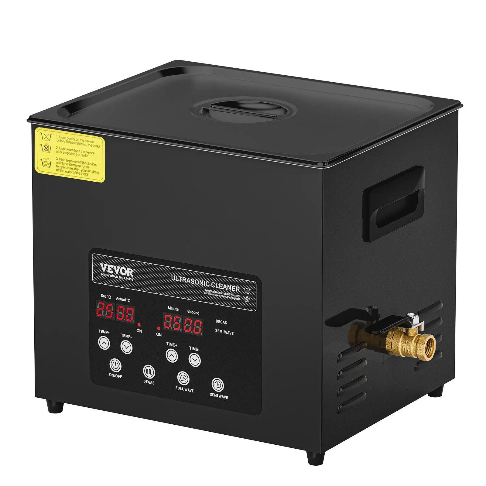 40 кГц, 10 л, 240 Вт, ультразвуковая чистящая машина со встроенным нагревателем, цифровой таймер, коррозионностойкий резервуар, вариант нежного цикла
40 кГц, 10 л, 240 Вт, ультразвуковая чистящая машина со встроенным нагревателем, цифровой таймер, коррозионностойкий резервуар, вариант нежного цикла