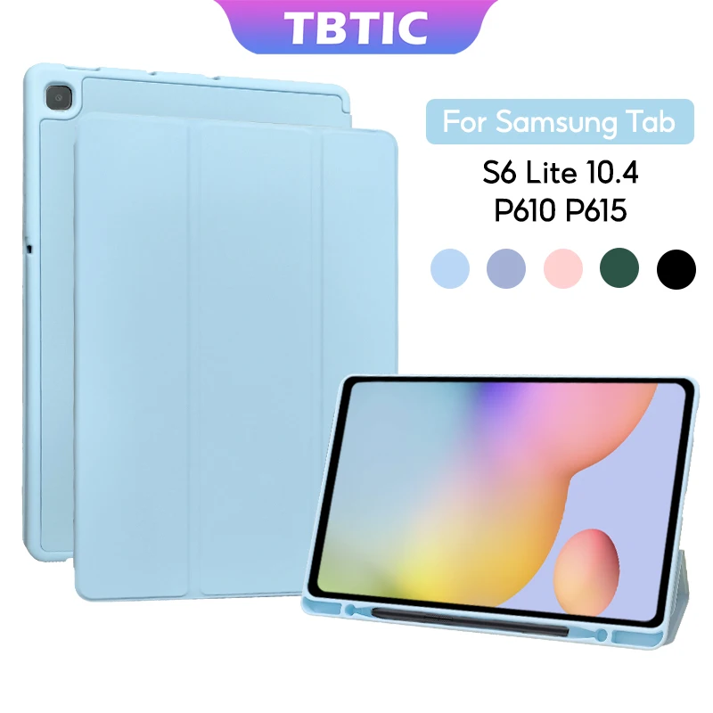 TBTIC Case For Samsung Galaxy Tab S6 Lite 10.4 Inch SM-P625 P620 P613 P610 with Pencil Holder Slot Cover
TBTIC Case For Samsung Galaxy Tab S6 Lite 10.4 Inch SM-P625 P620 P613 P610 with Pencil Holder Slot Cover