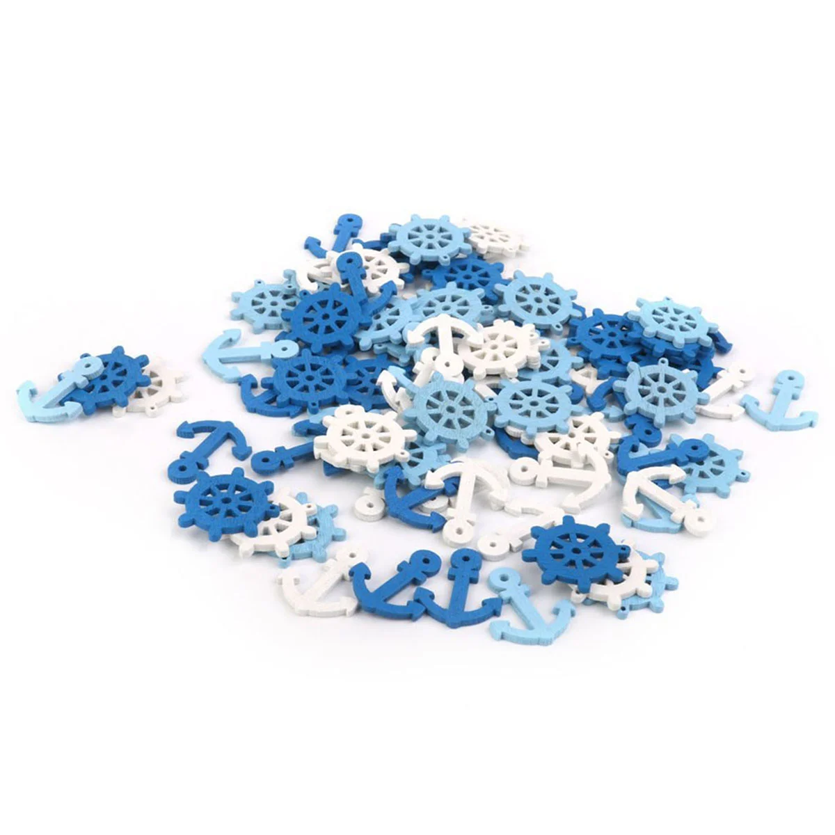 100 Pcs 25x20mm Wooden Anchor Mini Pendants Scrapbooking Home Embellishments Decorative Buttons (Random Color)
100 Pcs 25x20mm Wooden Anchor Mini Pendants Scrapbooking Home Embellishments Decorative Buttons (Random Color)