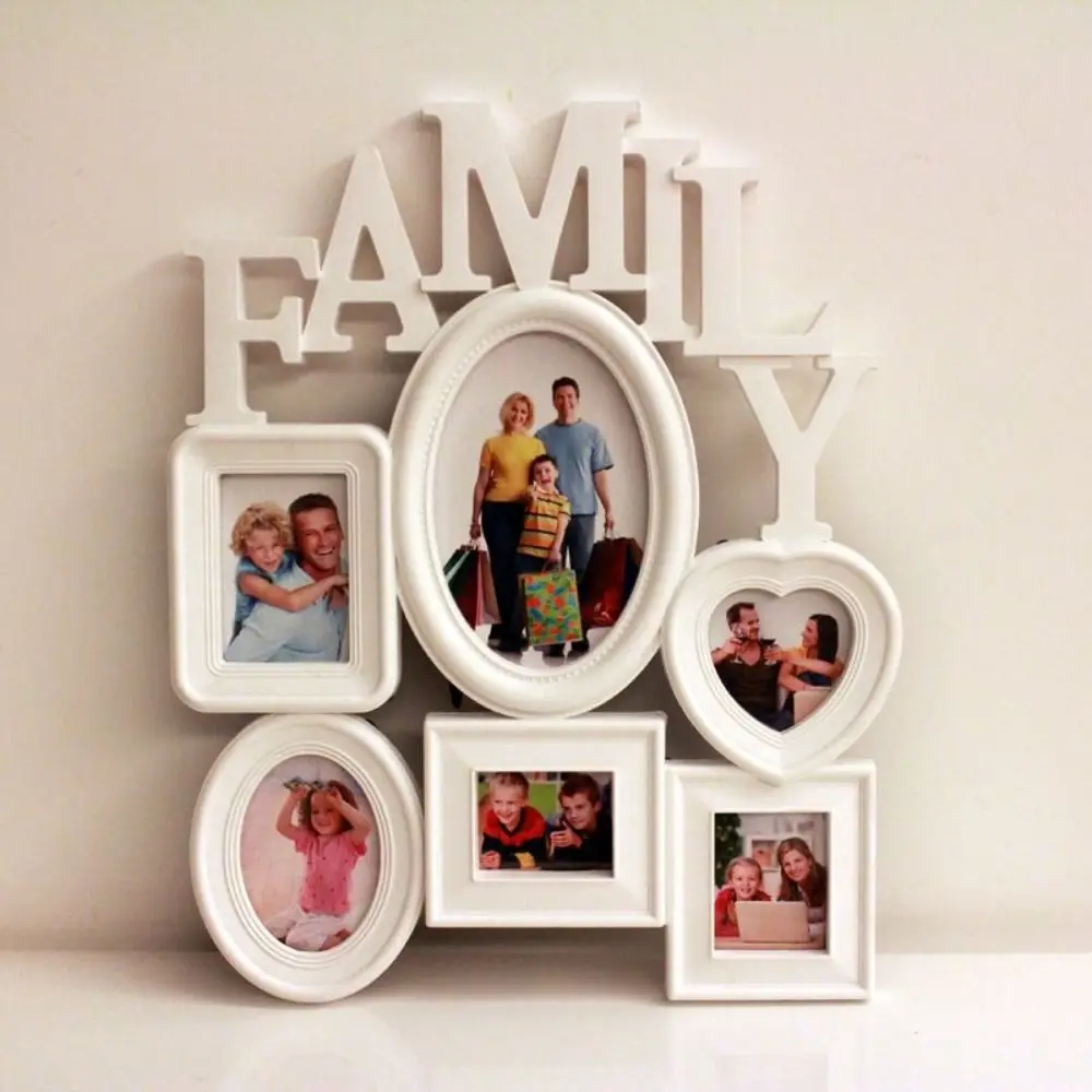 Elegant Irregular Family Picture Frame Decorative Multi-size DIY Photo Frame 6 Pictures Wall Hanging Frame Valentine's Day
Elegant Irregular Family Picture Frame Decorative Multi-size DIY Photo Frame 6 Pictures Wall Hanging Frame Valentine's Day