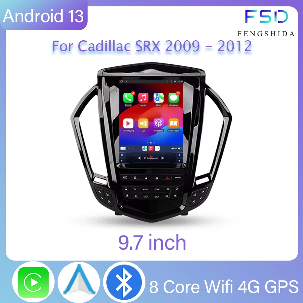 Автомобильный радиоприемник 4G BT для Cadillac SRX 2009-2012, головное устройство в стиле Тесла, мультимедийный видеоплеер, беспроводной автомобильный стерео Carplay на Android
Автомобильный радиоприемник 4G BT для Cadillac SRX 2009-2012, головное устройство в стиле Тесла, мультимедийный видеоплеер, беспроводной автомобильный стерео Carplay на Android