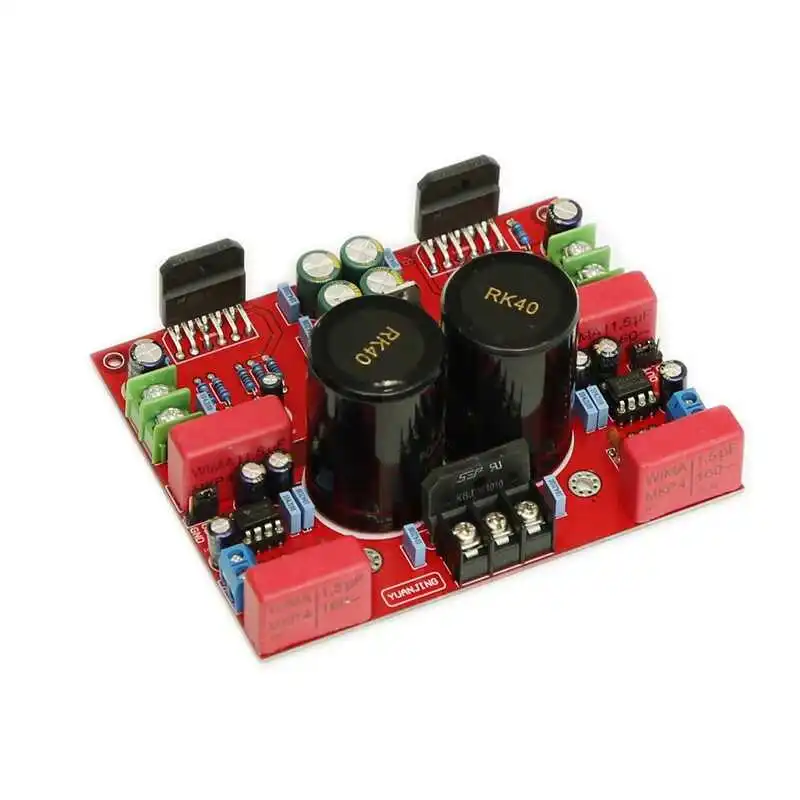 Lm3886tf 2.0 Enthusiast Deluxe Power Amplifier Board Dual Channel Hifi High Power Finished Board
Lm3886tf 2.0 Enthusiast Deluxe Power Amplifier Board Dual Channel Hifi High Power Finished Board