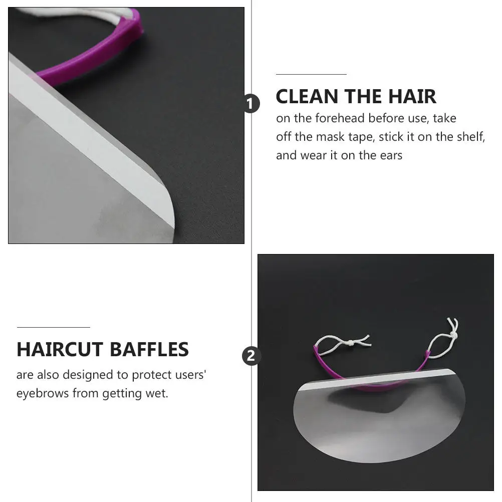 150Pcs Salon Haircut Shield Hair Block Protector Lightweight Eco Plastic Hairdressing Eye Shield Face Cover for Makeup Exercise
150Pcs Salon Haircut Shield Hair Block Protector Lightweight Eco Plastic Hairdressing Eye Shield Face Cover for Makeup Exercise