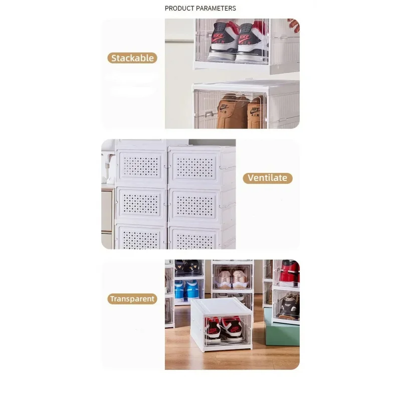 6 Layer Stackable Dustproof Transparent Shoe Storage Box–Foldable Sneaker Organizer, High-Top Hanger Cabinet Rack Shelf for Home
6 Layer Stackable Dustproof Transparent Shoe Storage Box–Foldable Sneaker Organizer, High-Top Hanger Cabinet Rack Shelf for Home